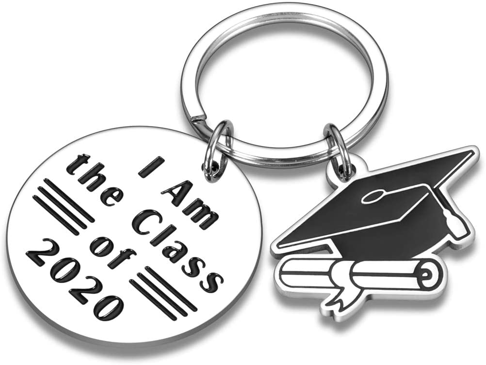 Tritiara 2020 College Inspirational Graduation Gifts Keychains for Her Him Women- High School,College Graduate Gift- Birthday Wedding­Class of 2020