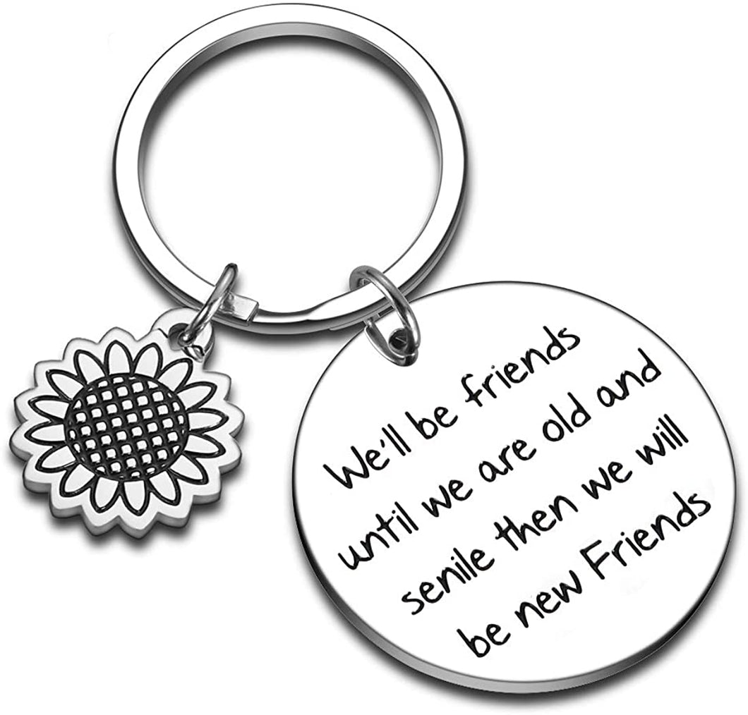 Tritiara Inspirational Sunflower Gift For Women Keychain forTeen Girls  DaughterHer Family Best Friend I Want to be Like a Sunflower Spiritual Keyring Graduation Wedding