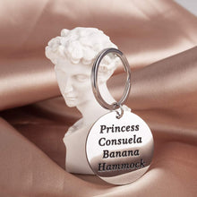 Load image into Gallery viewer, Tritiara Friends TV Show Quote Merchandise Keychain-Consuela Banana Hammock &amp; Crap Bag -Couples Funny Friends Gift For Boyfriend Girlfriend- Central Perk - His and Her Anniversary Present 2pcs
