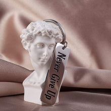 Load image into Gallery viewer, Tritiara Inspirational Graduation Gifts Keychain for Teen Girls Women Men Boy Girlfriend Best Friend Motivational Quotes -Never Give Up- Graduation Birthday Wedding Charm Pendant
