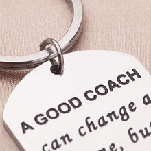 Load image into Gallery viewer, Tritiara Coaches Gifts Keychain for Men Women Basketball Football Soccer Basketball Swimming Baseball Cheer Birthday Teachers Appreciation Thank You Gift Keyring Jewelry
