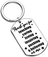 Load image into Gallery viewer, Tritiara Teacher Appreciation Gifts Keychain for Women Men Gifts Thank You Gift Jewelry Birthday Special Education Valentines Gifts
