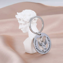 Load image into Gallery viewer, Tritiara Mom Memorial Keychain - Loss of Mother Jewelry-Guardian Angel Keychain-Memorial Sympathy Gift Christmas Thanksgiving
