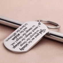 Load image into Gallery viewer, Tritiara Inspirational Gift -God&#39;s Grace Serenity Prayer Keychain For Her Him Friend Family Member-Birthday Graduation Celebrate Sobriety
