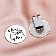 Load image into Gallery viewer, Golf Ball Marker Gifts for Son Birthday Christmas Gifts to My Son Golf Gifts for Men Golfer Teenage Boys from Mom Dad Funny Valentines Graduation Back to School Gifts for Him Kids Magnetic Hat Clip
