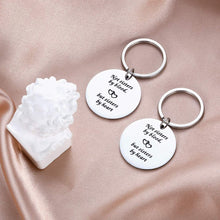 Load image into Gallery viewer, 2PCS Best Friend Christmas Stocking Stuffer Gifts Sister Keychain for Women Girls BFF Gift Not Sisters by Blood But Sisters by Heart Friendship Birthday Graduation Wedding Key Ring
