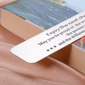 Inspirational Retirement Gifts for Women Men Appreciation Bookmark with Chain for Retired Boss Leader Office Colleagues Happy Retirement Coworker Leaving Gifts for Teacher Nurse Retiree Book Lovers