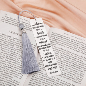 Bosses Day Gifts Bookmark for Boss Leader Mentor Thank You Gifts for Lady Boss Male Supervisor Boss Appreciation Gifts for Office Manger Coworkers Retirement Farewell Goodbye Birthday Christmas Gifts