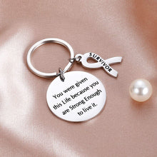 Load image into Gallery viewer, Inspirationalg Graduation Keychain Gifts for Women Motivational Key ChainYou Were Given This Life Back to School Gifts for Son Daughter Girls Boys Class Of 2021
