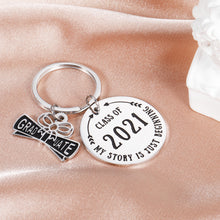 Load image into Gallery viewer, Class of 2021 Graduation Gifts for Him Her High School Graduation Seniors Nurse Masters Inspirational Keychain Gifts for College Medical Student Women Men Grads Coming of Age Presents for Son Daughter
