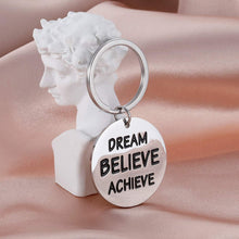 Load image into Gallery viewer, Inspirational Keychains for Women Personalized Gift for Her Him Teenage college Students Engraved Crown Birthday Chrismas Jewelry Keyring
