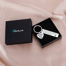 Load image into Gallery viewer, Appreciation Gift Coworkers Keychain Thank You Make a Difference Gift for Volunteer Coach Appreciation Mentor,Employee Gift Social Worker Jewelry, The Difference You Make
