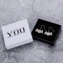 Load image into Gallery viewer, I&#39;ll Be There for You When The Rain Starts to Pour Dangle Earrings for Women Girl 2 Pairs Handmade Bat Boo Drop for Christmas
