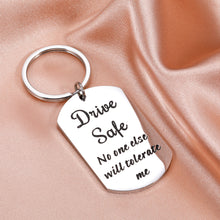 Load image into Gallery viewer, Drive Safe Keychain Gifts for Boyfriend Christmas Valentines Gifts for Him Her Girlfriend Anniversary Husband Gifts from Wife Fiance Birthday Cute Couple Love Gifts Son New Driver Stocking Stuffers
