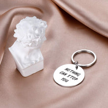 Load image into Gallery viewer, Inspirational Keychain for Women Men Teenage Personalized Double-Sided Jewelry Friend Encouragement Gift for Her Him Nothing Can Stop You chrismas Stocking Stuffers
