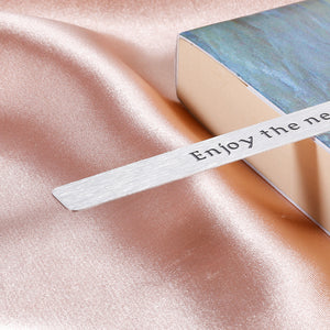 Enjoy The Next Chapter Bookmark for Book Lover 2023 Graduation Gifts for Him Her College High School Boys Girls Birthday Retirement Gifts for Women Christmas Coworker Farewell Promotion Wedding Gifts