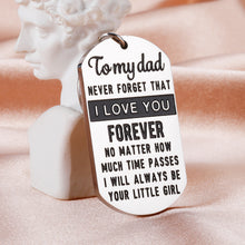 Load image into Gallery viewer, Dad Christmas Gifts I Love You Dad Keychain from Daughter Christmas Father’s Day Gifts for Daddy Stepdad Father Bonus Dad Husband Birthday Valentine Wedding Gift To My Dad for Father of the Bride Papa
