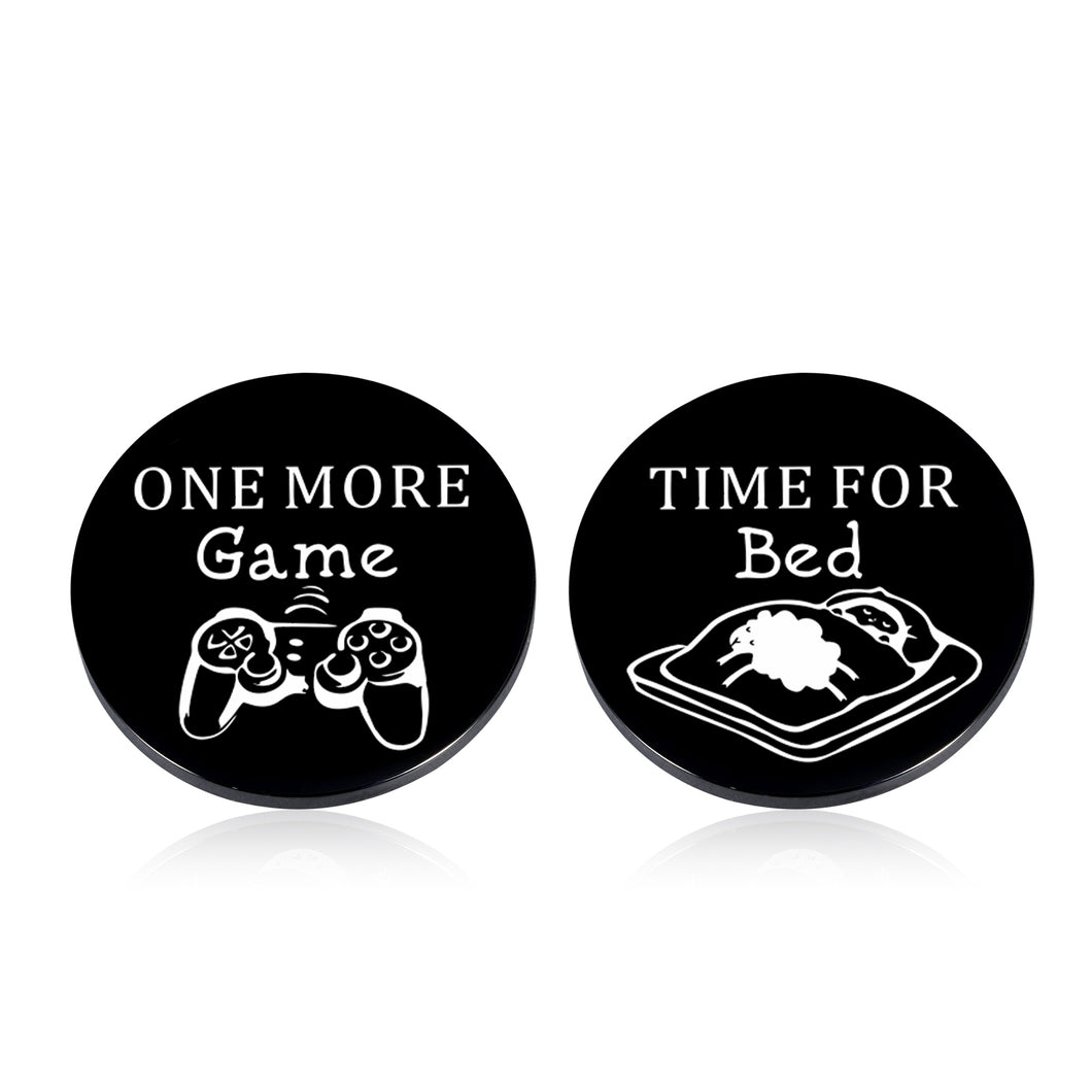 Funny Gifts Decision Coin for Gamer Stocking Stuffers for Men Teens Boys Boyfriend Gaming Gifts for Game Lovers Son Daughter Christmas Gifts for Teenage Girls Brother Friends Birthday Valentines Gifts