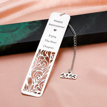 Load image into Gallery viewer, Retirement Gifts for Women Men 2023 Happy Retirement Employee Appreciation Gifts Bookmark for Coworker Office Colleague Teacher Nurse Appreciation Boss Manager Coach Farewell Going Away Retired Gifts
