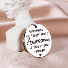 Load image into Gallery viewer, Inspirational Gifts for Women Men Best Friend BFF Funny Graduation Keychain for Son Daughter Him Her Boys Girls Birthday Christmas Presents Thank You Appreciation Gifts for Coworkers Boss Employee
