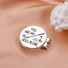 Load image into Gallery viewer, Golf Ball Marker Boyfriend Husband Golf Gifts for Men Unique Anniversary Birthday Golf Accessories for Golfer Fathers Day Valentines Golf Lover Magnetic Hat Clip for Him from Wife Girlfriend Christmas
