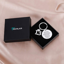 Load image into Gallery viewer, Happy Birthday Keychain Gift 13th Charms Key Ring Best Friends Family Son Daughter Granddaughter Jewelry
