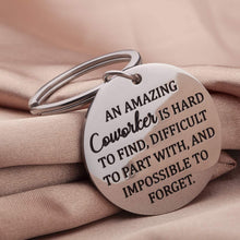 Load image into Gallery viewer, Tritiara Coworker Leaving Gift for Men Women Keychain-Going Away Gifts New Job Keychain Funny Goodbye Thank You for Employees Boss Colleague -Retirement Farewell Keyring
