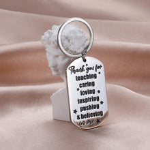 Load image into Gallery viewer, Tritiara Teacher Appreciation Gifts Keychain for Women Men Gifts Thank You Gift Jewelry Birthday Special Education Valentines Gifts
