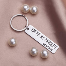 Load image into Gallery viewer, Tritiara You’re My Favorite Keychain Husband Gifts for Boyfriend from Wife Girlfriend Wedding Birthday -Anniversary for Wife Her Him Wifey Hubby Funny Gifts
