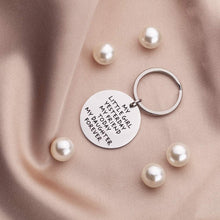 Load image into Gallery viewer, Tritiara Mothers Day Daughter Gift Keychain For Women From Dad Mom In Law -Inspirational Graduation Gifts -Birthday Wedding -My Little Girl Yesterday My Friend Today My Daughter Forever
