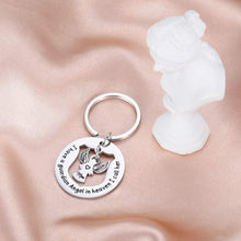 Load image into Gallery viewer, Tritiara Mom Memorial Keychain - Loss of Mother Jewelry-Guardian Angel Keychain-Memorial Sympathy Gift Christmas Thanksgiving
