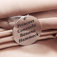 Load image into Gallery viewer, Tritiara Friends TV Show Quote Merchandise Keychain-Consuela Banana Hammock &amp; Crap Bag -Couples Funny Friends Gift For Boyfriend Girlfriend- Central Perk - His and Her Anniversary Present 2pcs
