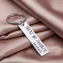 Load image into Gallery viewer, Tritiara You’re My Favorite Keychain Husband Gifts for Boyfriend from Wife Girlfriend Wedding Birthday -Anniversary for Wife Her Him Wifey Hubby Funny Gifts
