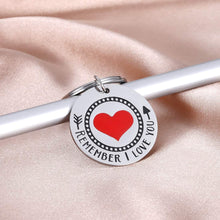 Load image into Gallery viewer, Tritiara Remember i Love You Mom Dad Keychain Couple Gifts for Him Her-Husband for Girlfriend Boyfriend Wife for Anniversary Birthday Wedding Gifts from Wifey Hubby Mothers Fathers Day Gifts
