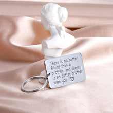 Load image into Gallery viewer, Tritiara Brother Gifts Keychain Inspirational Jewelry Gift for Little Big Brother Men from Sister in Law Best Friend BFF Men Gifts -Personalized Kerring Birthday Wedding Family Tree Gift Present
