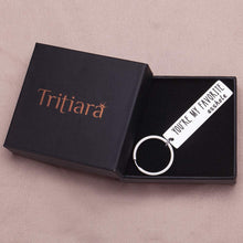 Load image into Gallery viewer, Tritiara You’re My Favorite Keychain Husband Gifts for Boyfriend from Wife Girlfriend Wedding Birthday -Anniversary for Wife Her Him Wifey Hubby Funny Gifts
