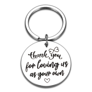 Fathers Day Gifts from Daughter Son Stepdad Father Appreciation Gifts Keychain for Bonus Dad Daddy Husband from Kids Wife I Love You Dad Gifts for Stepfather Stepparent Birthday Valentines Christmas