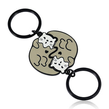 Load image into Gallery viewer, Cute Stuff Couple Gifts for Boyfriend Girlfriend Otter Lover Birthday Christmas Valentines Gifts for Husband Wife Otter Half Otter Matching Gifts Keychain for Best Friend Sister Fiance Him Anniversary
