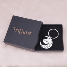 Load image into Gallery viewer, Grandma Grandmother Keychain Gift from Granddaughter Grandson Grandchild -I Love You to The Moon and Back -Wedding Gifts Keychain,Mother Bride Groom for Mother&#39;s Day Keyring
