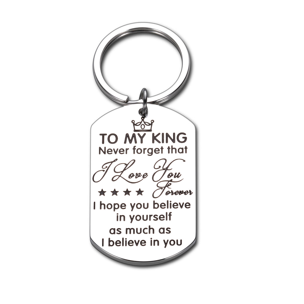 Valentines Day Gift for Him Husband Boyfriend Anniversary Keychain Gifts for Hubby Groom from Wife Bride Girlfriend I Love You Gifts for Birthday Wedding Engagement Love Gift for Fathers Day Christmas