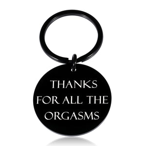 Funny Gag Gifts for Men Boyfriend Naughty Valentines Day Gifts Keychain for Him Husband Hubby from Wife Girlfriend Cute Couple Jewelry for Wedding Anniversary Birthday Engagement Soulmate Lovers Gifts