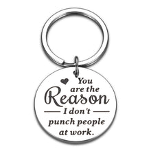 Load image into Gallery viewer, Employee Appreciation Gifts Funny Keychain for Coworker Leaving Office Colleague Going Away Boss Day Farewell Gifts for Manager Leader Thank You Retirement Gifts for Women Men Promotion Christmas Gift
