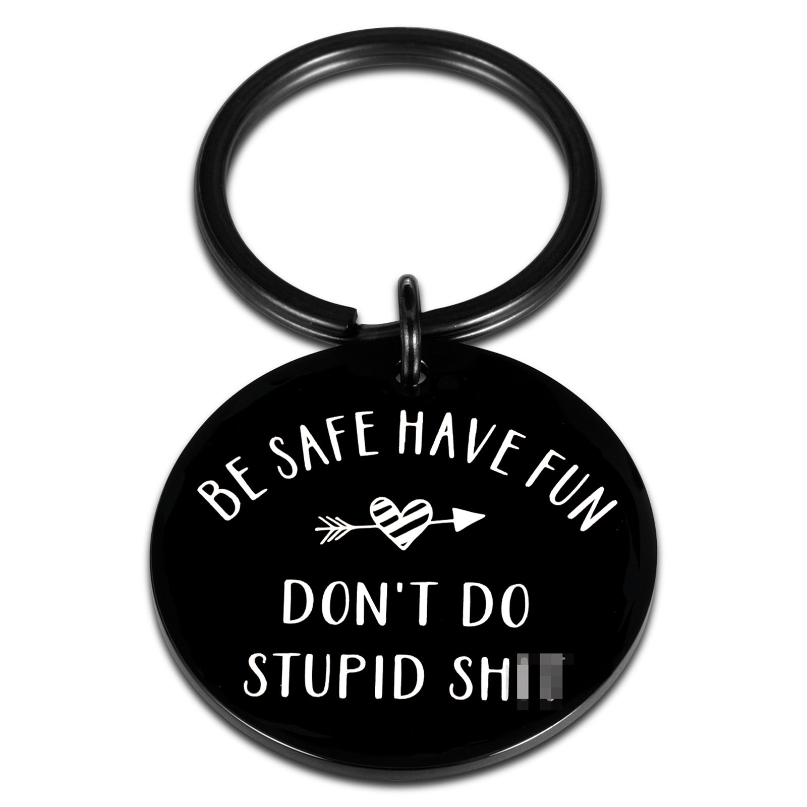 Don't do stupid shit -wife Keychain for him, Valentines for him