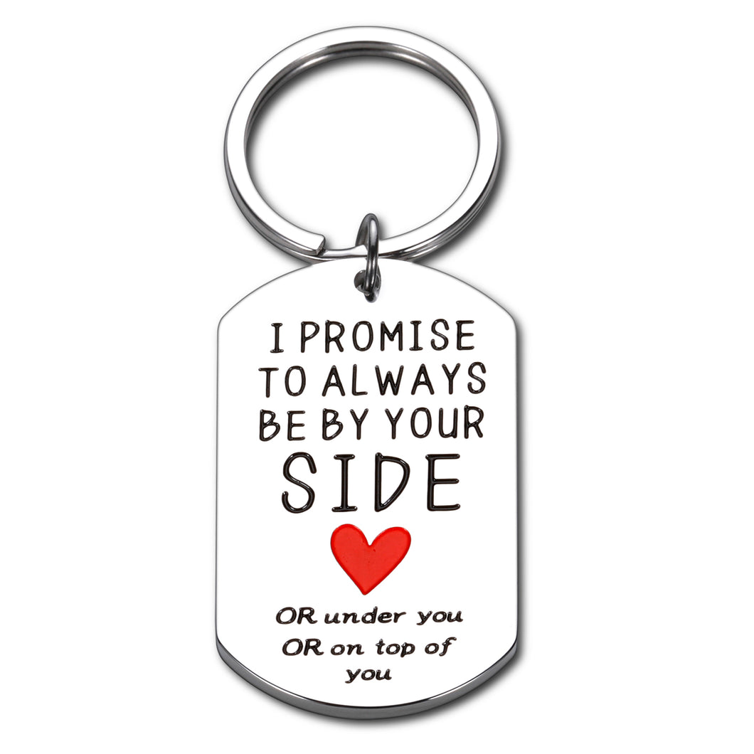 Funny Naughty Gifts for Couple Boyfriend Valentines Day Anniversary Wedding Gifts Keychain for Husband Women Men I Love You Gifts for Him Hubby from Wife Girlfriend Birthday Engagement Christmas Gifts