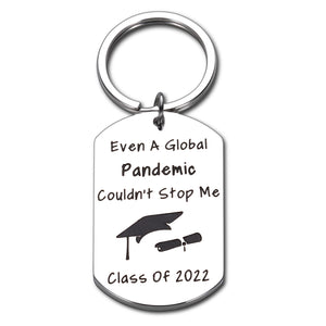 Funny Gifts Keychain for Class of 2022 Graduation Gifts for Him Her High School Boys Girls Grad Gifts for College Master Nurse Medical School Student PhD Inspirational Gifts for Son Daughter Women Men