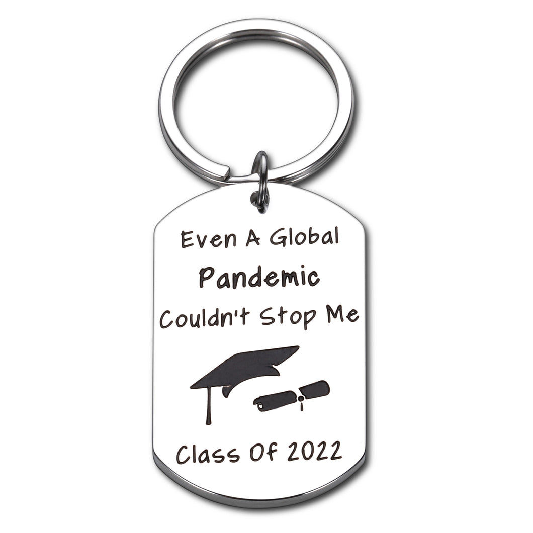 Funny Gifts Keychain for Class of 2022 Graduation Gifts for Him Her High School Boys Girls Grad Gifts for College Master Nurse Medical School Student PhD Inspirational Gifts for Son Daughter Women Men