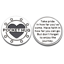 Load image into Gallery viewer, Inspirational Gifts for Women Men Pocket Hug Token 2022 Graduation Gifts for Son Daughter Girls Boys Christmas Stocking Stuffer Lockdown Gifts for Friend BFF Isolation Social Distancing Double-Sided
