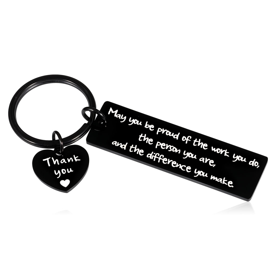 Christmas Coworker Leaving Gifts for Women Men Employee Appreciation Thank You Gifts Keychain for Colleague Boss Farewell Goodbye Gifts for Team Office Staff Birthday Retirement Gift for Teacher Nurse