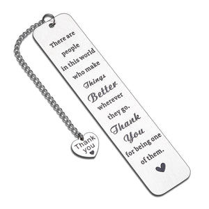 Boss Day Thank You Gifts Bookmark for Women Men Employee Appreciation Gifts for Coworker Boss Leaving Retirement Gift for Teacher Nurse Leader Farewell Going Away Christmas Inspirational Birthday Gift