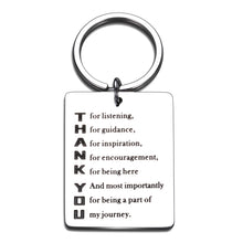 Load image into Gallery viewer, Boss Mentor Appreciation Gifts for Leader Supervisor Thank You Gifts Keychain for Boss Lady Coach PM Coworker Leaving Farewell Gifts for Office Employee Colleague Teacher Retirement Birthday Christmas
